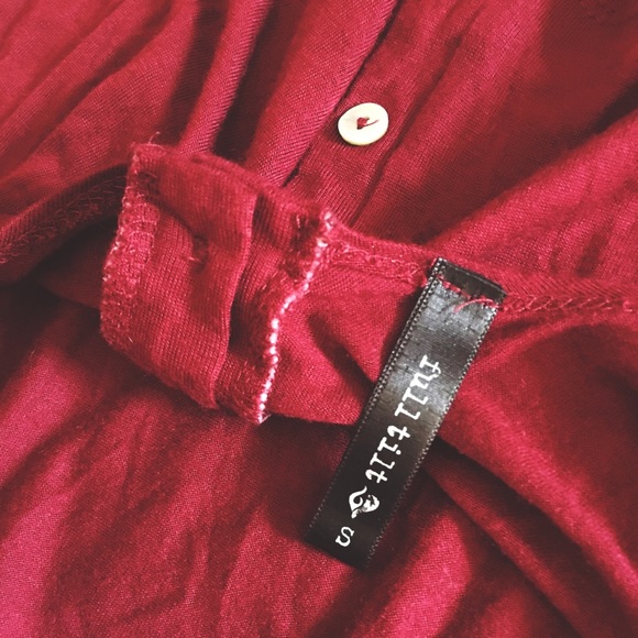 Oxblood Crop Tank - Picture 3 of 3